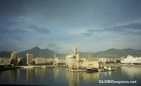 Postcard Port of Palermo