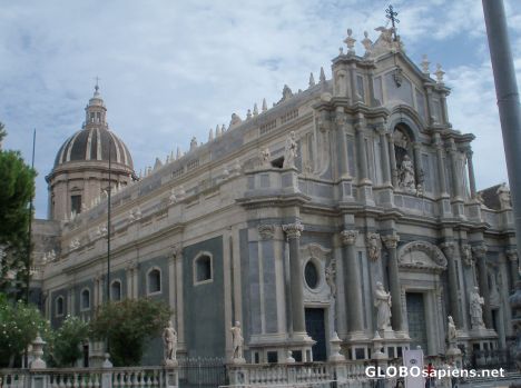 Postcard Catania Cattedrale