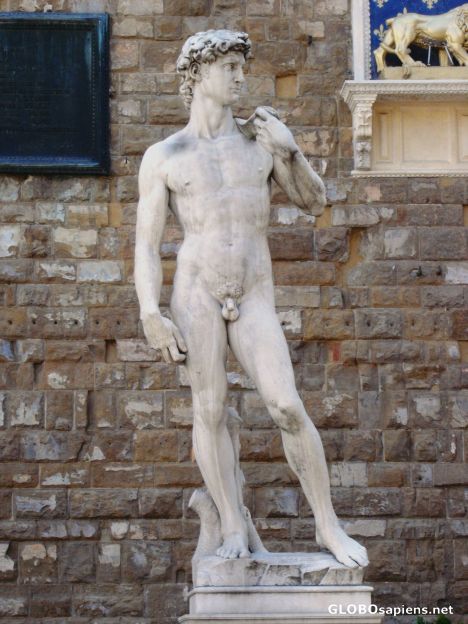 Postcard Michelangelo's David