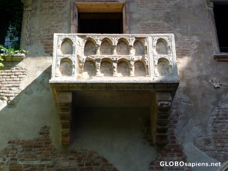 Postcard Juliet's balcony -