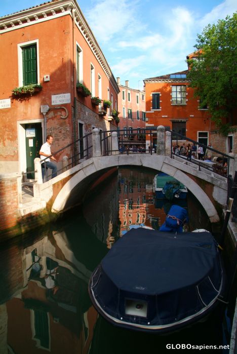 Postcard Venice (IT) - one little bridge