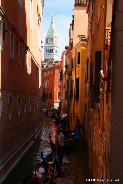 Postcard Venice (IT) - a narrow canal