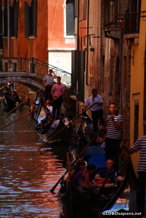 Postcard Venice (IT) - traffic jam