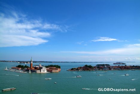 Postcard Venice (IT) - a view from the Bell Tower