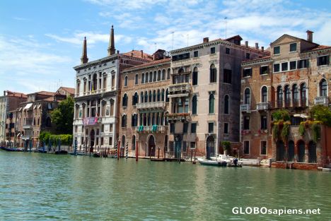 Postcard Venice (IT) - Canale Grande and palaces