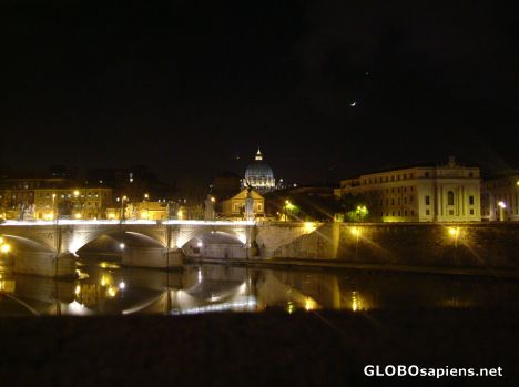 Postcard Rome at night