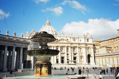 Postcard Vatican Sq