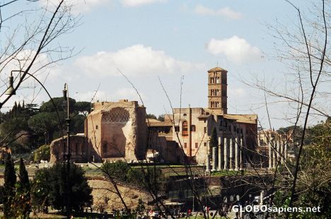 Postcard Roma Ruins
