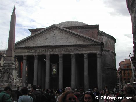 Postcard The Pantheon