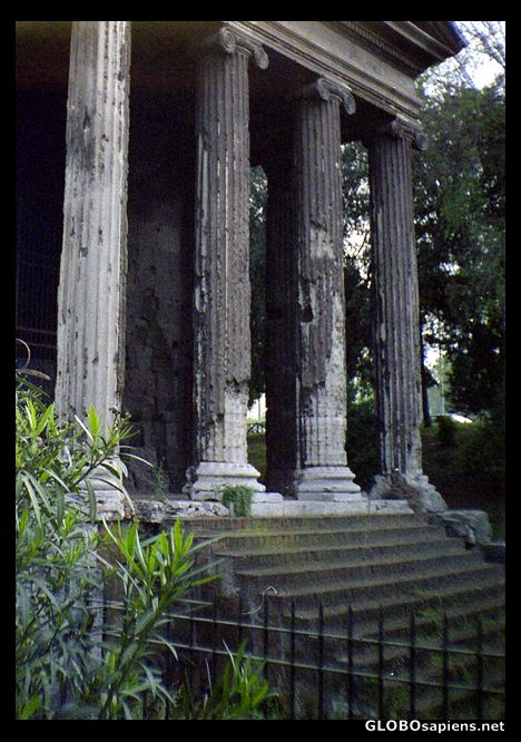 Postcard The Temple of Hercules ruin
