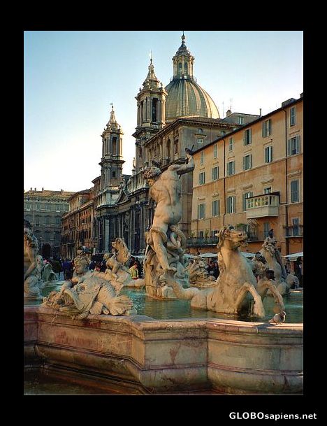 Postcard Piazza Navona, Rome