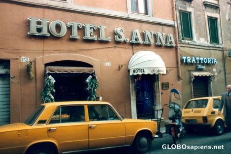 Postcard Rome Hotel S. Anna