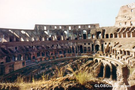 Postcard Rome Coliseum