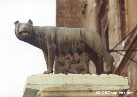 Postcard Romulus & Remus