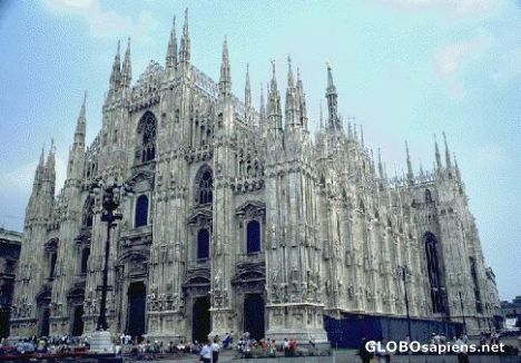 Postcard Duomo di Milano.