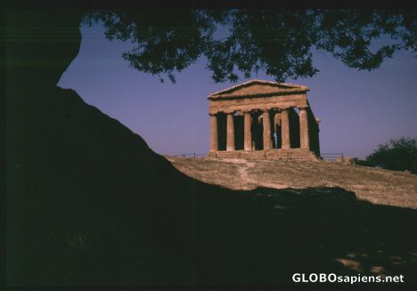 Postcard Italy, Sicilia, Agrgent, Concordie-Temple