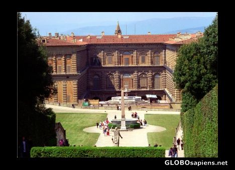 Postcard Pitti Palace, Florence