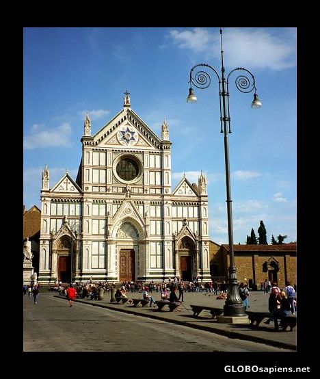 Postcard Santa Croce, Florence