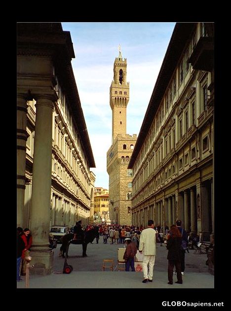 Postcard The Ufizzi, Florence