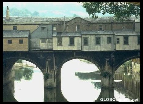 Postcard Firenze fortified bridge.