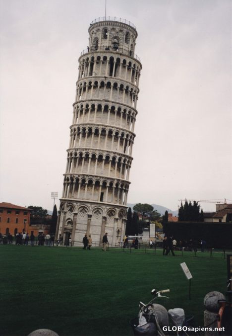 Postcard Leaning Tower of Pisa