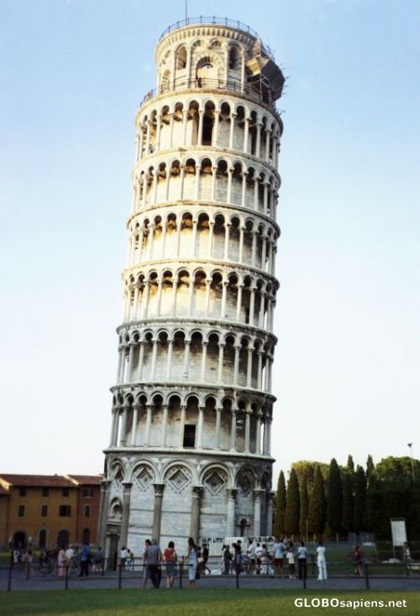 Postcard The Leaning Tower