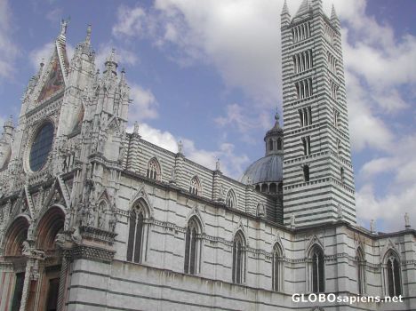 Postcard Siena's Duomo second shot