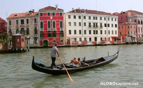 Postcard Venice. Canal Grande