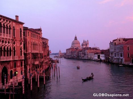 Postcard Sunset at Grand Canal