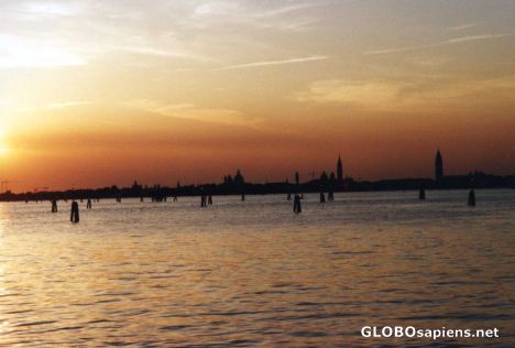 Postcard Venice at Sunset