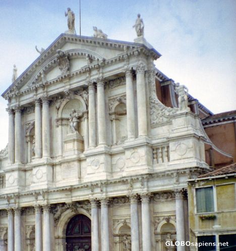 Postcard Church by the Train station, Venice Main Island