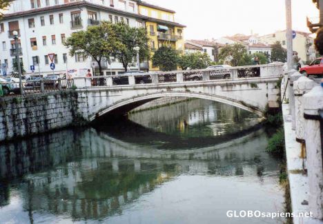 Postcard Bridge in Treviso