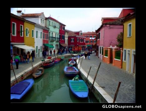 Postcard Burano, Venice