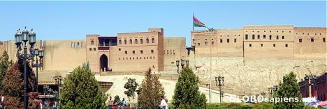 Postcard Ancient citadel in Erbil