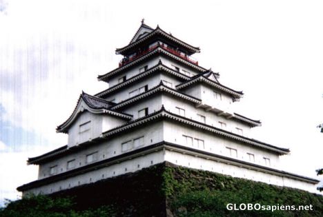 Postcard Tsuruga Castle
