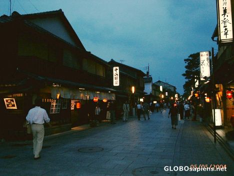 Postcard Kyoto back street
