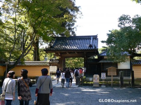 Postcard Entering the Rokuon-ji Temple