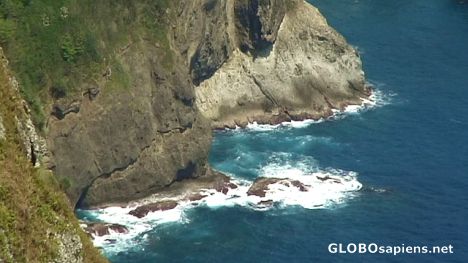 Postcard Cliff of Haha-jima