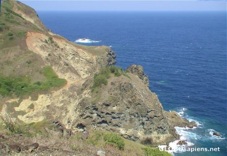 Postcard Southern tip of Haha-jima