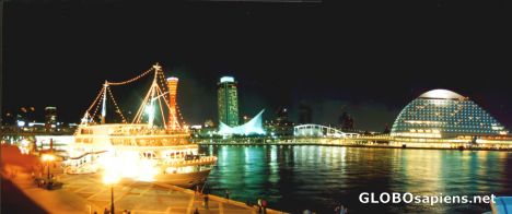 Postcard The harbour of Kobe