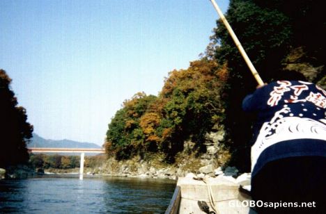 Postcard Rafting the Nagatoro river