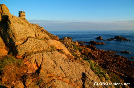 Postcard Jersey - Corbiere cliffs