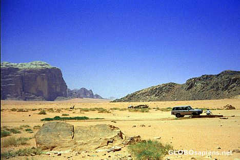 Postcard Jordans Southern  Desert Wadi Rum