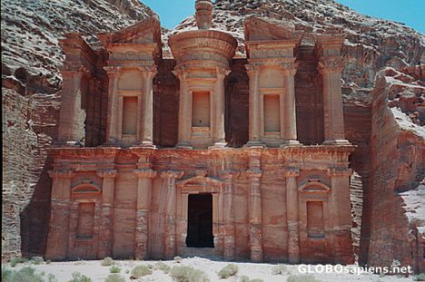 Postcard Petra Monastery - Al-Deir