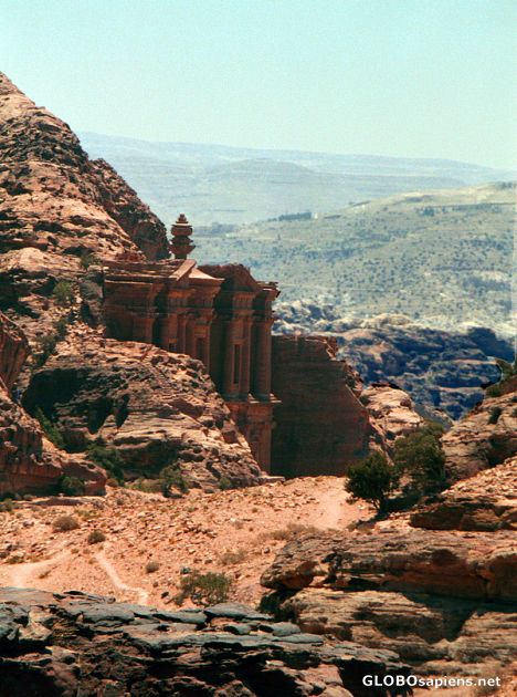Postcard Al Deir Petra