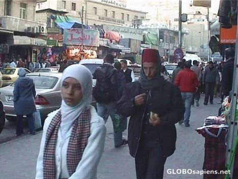 Postcard Street in Old Amman
