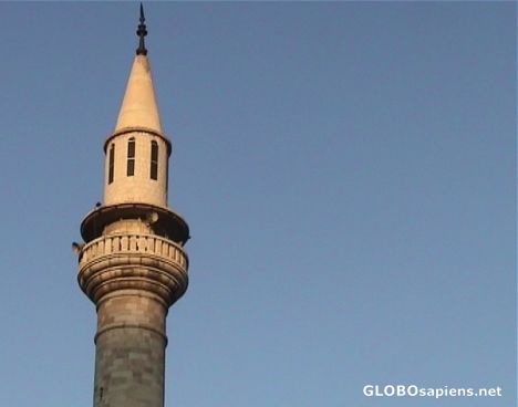 Postcard The lonely minaret