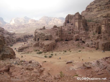 Postcard Petra Valley