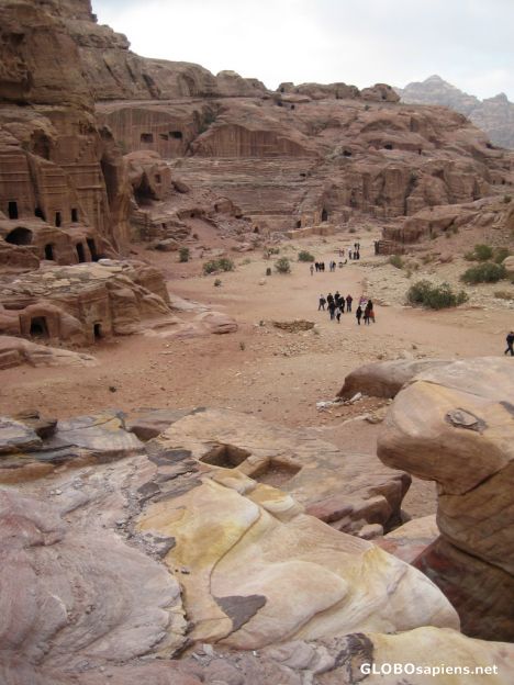 Postcard Petra Valley