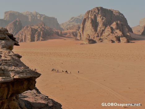 Postcard In the Wadi Rum desert